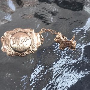 Vintage Gold Filled Dog Pin